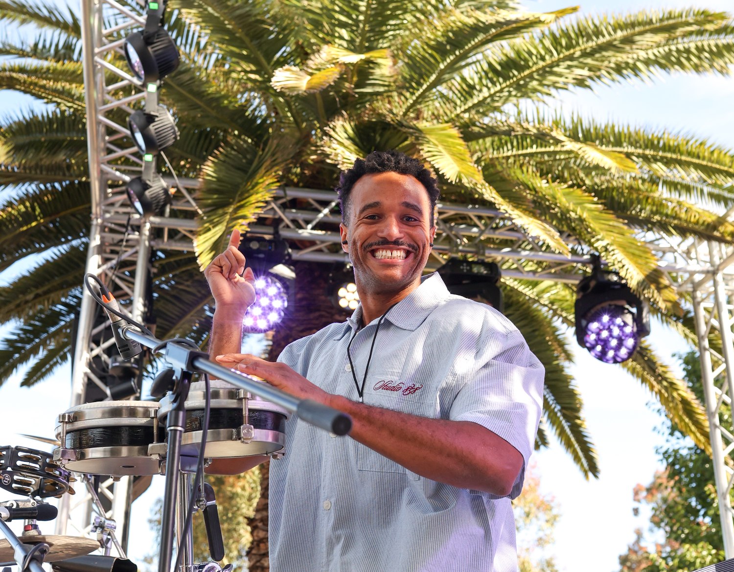 Sammy performing internationally
